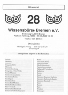 Titelseite des Börsenbriefes Nr. 28